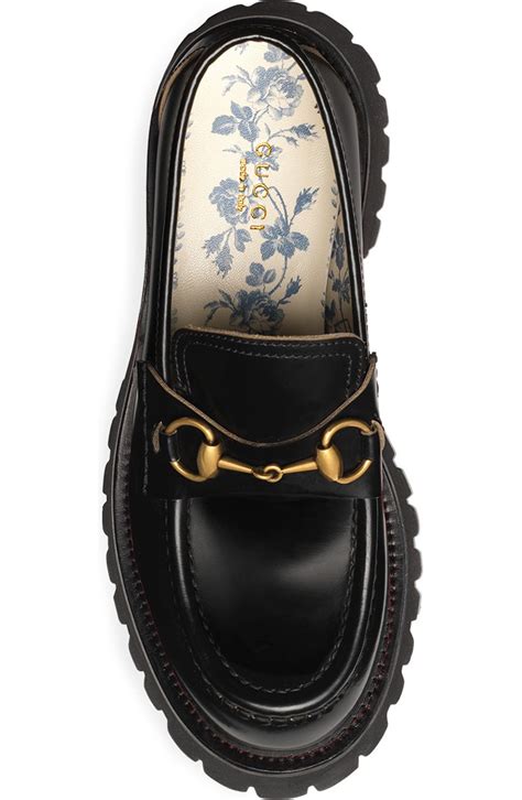 gucci romance horsebit loafer|gucci harald horsebit platform loafer.